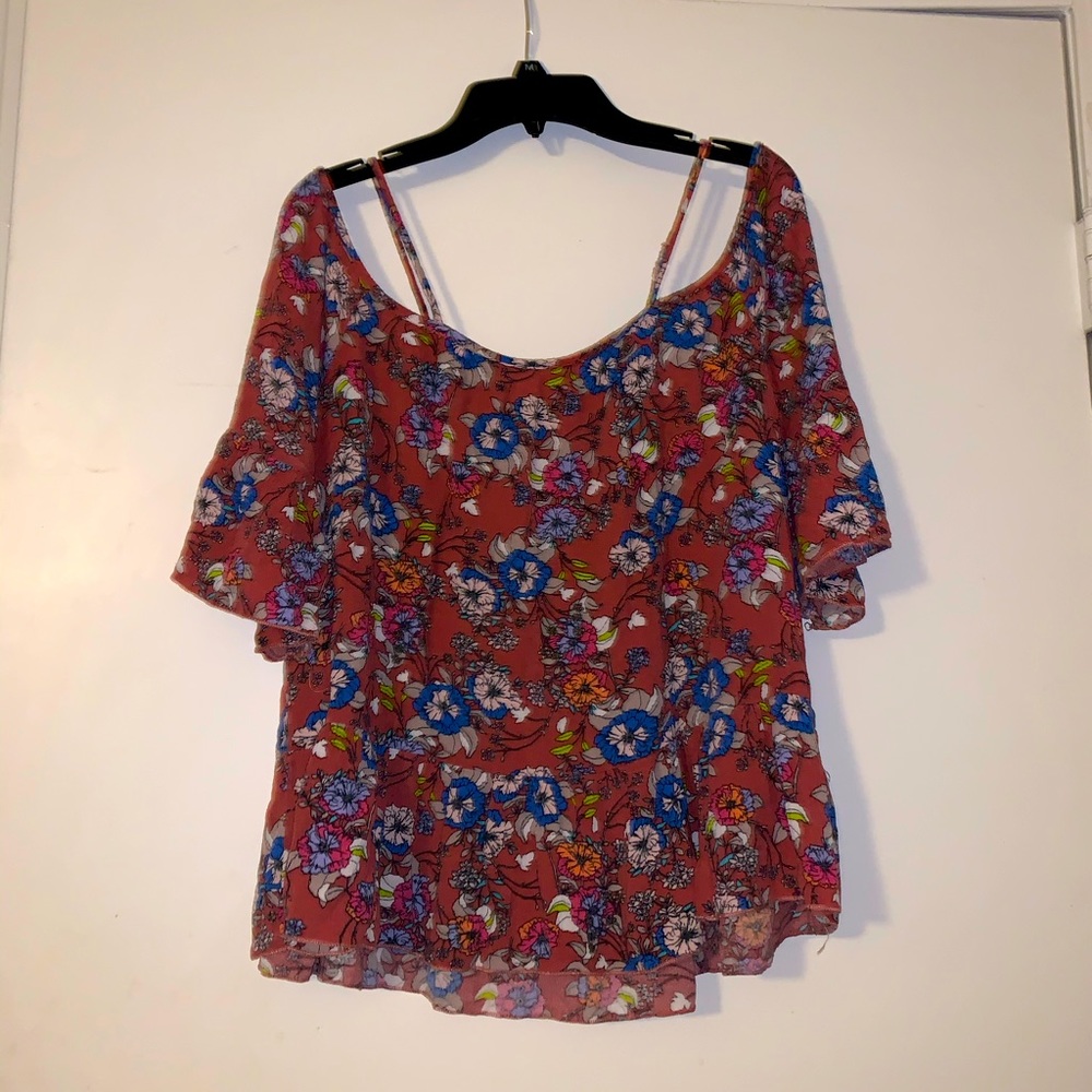 Flowered blouse